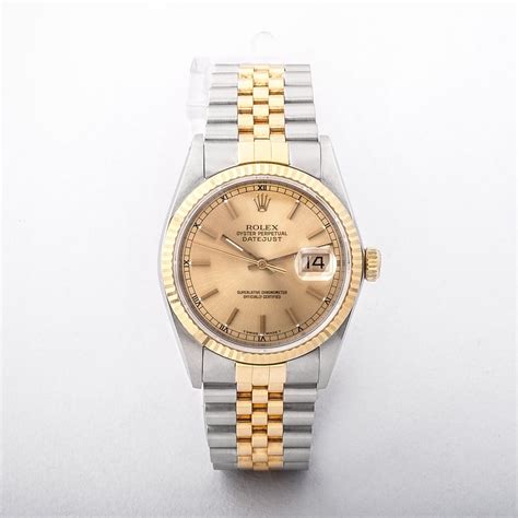 1991 rolex datejust|1991 Rolex Datejust gold.